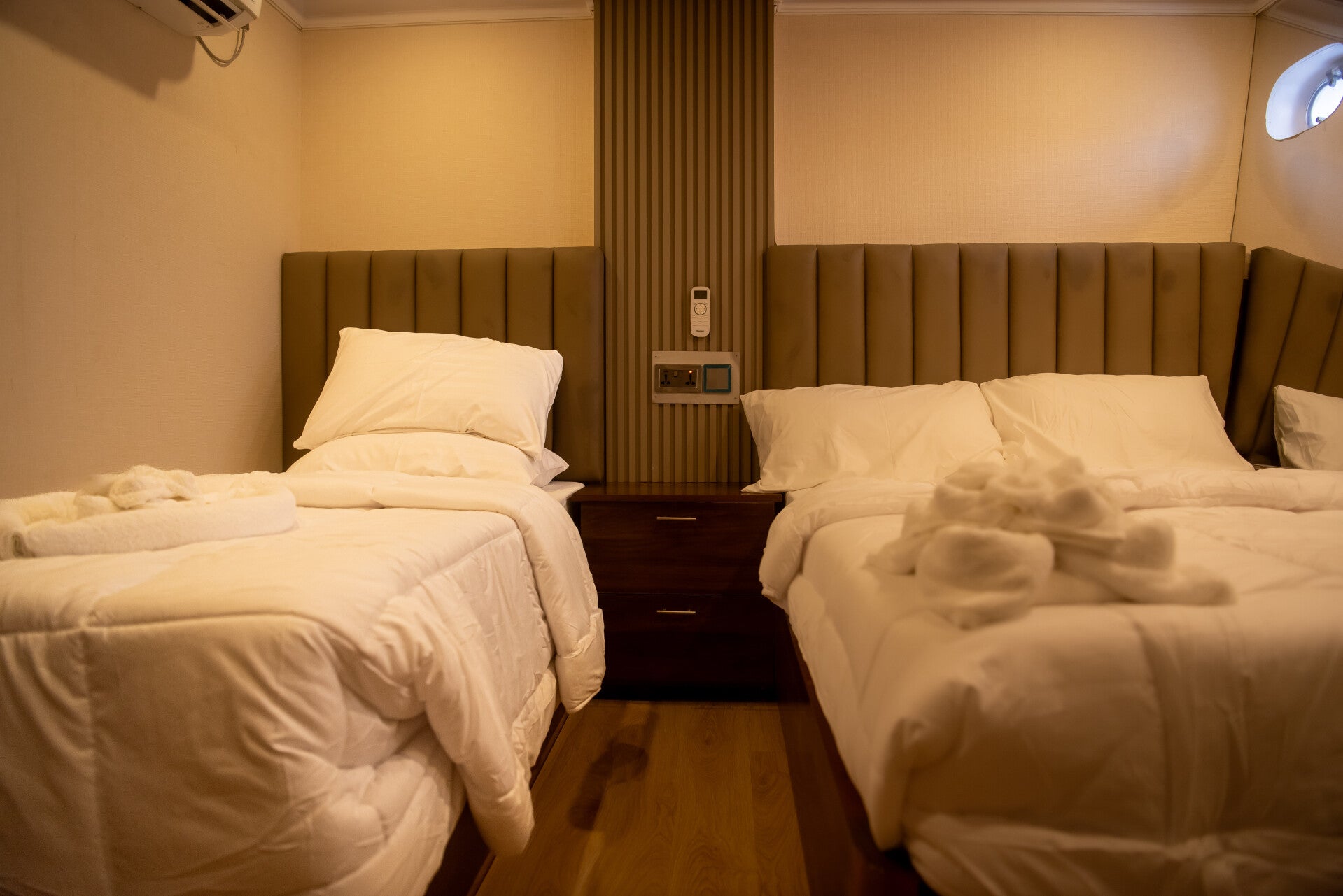 A twin stateroom