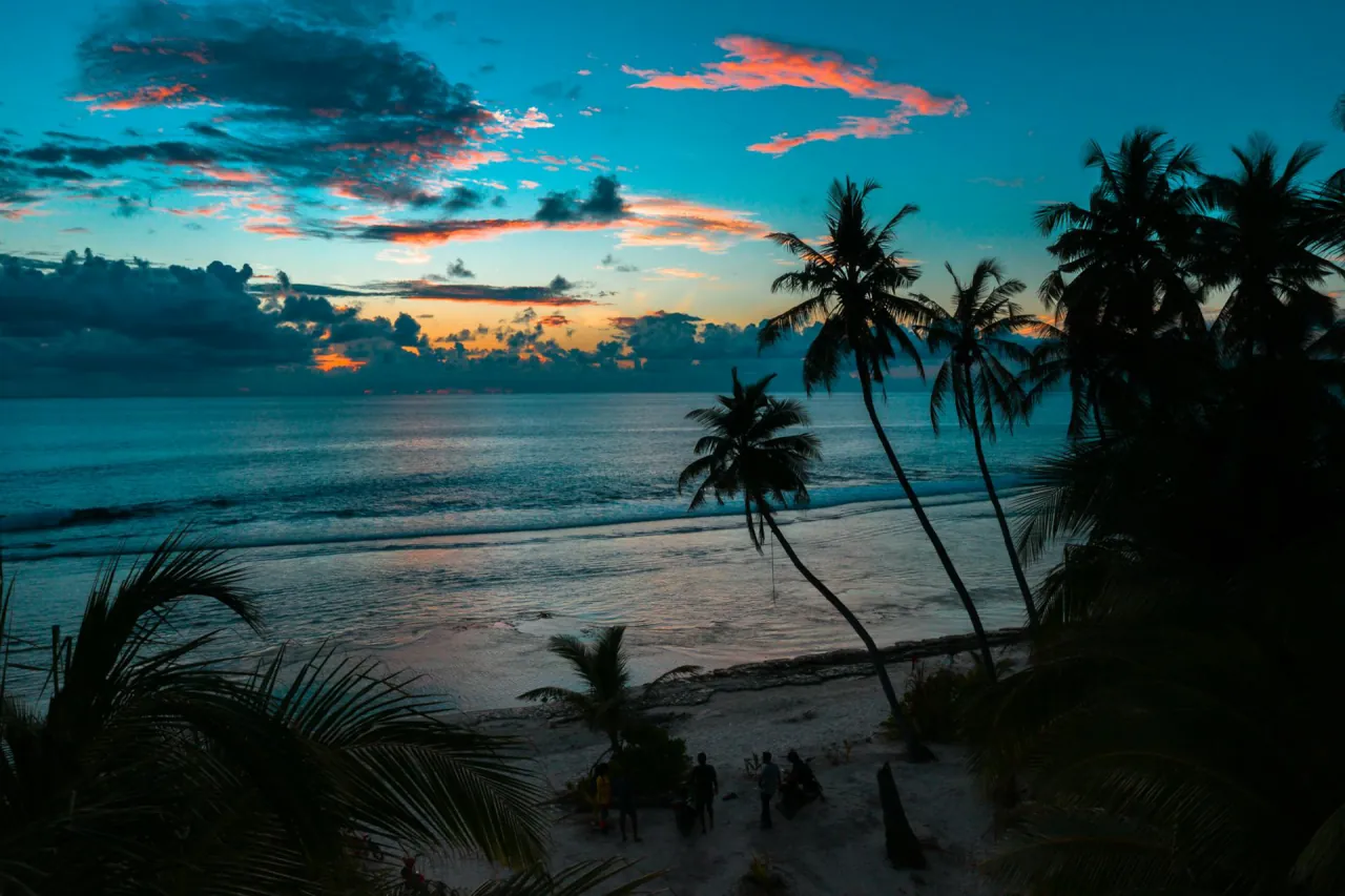 Dusk on the western shore