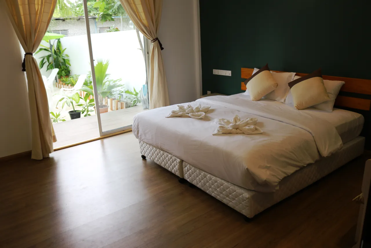 Acqua Blu Rasdhoo · Private beach area · 3-star