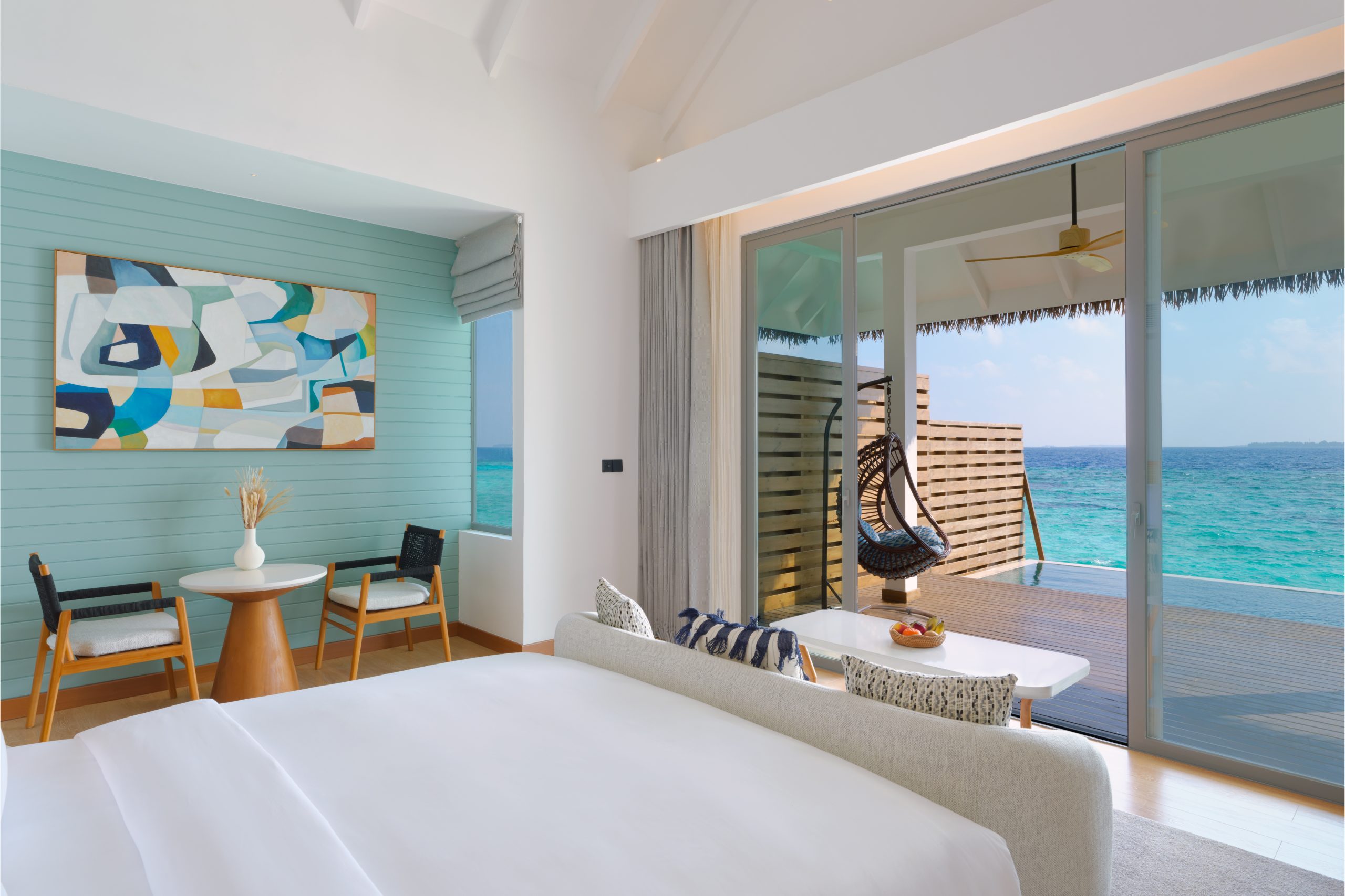 Overwater Pool Villa · the open deck