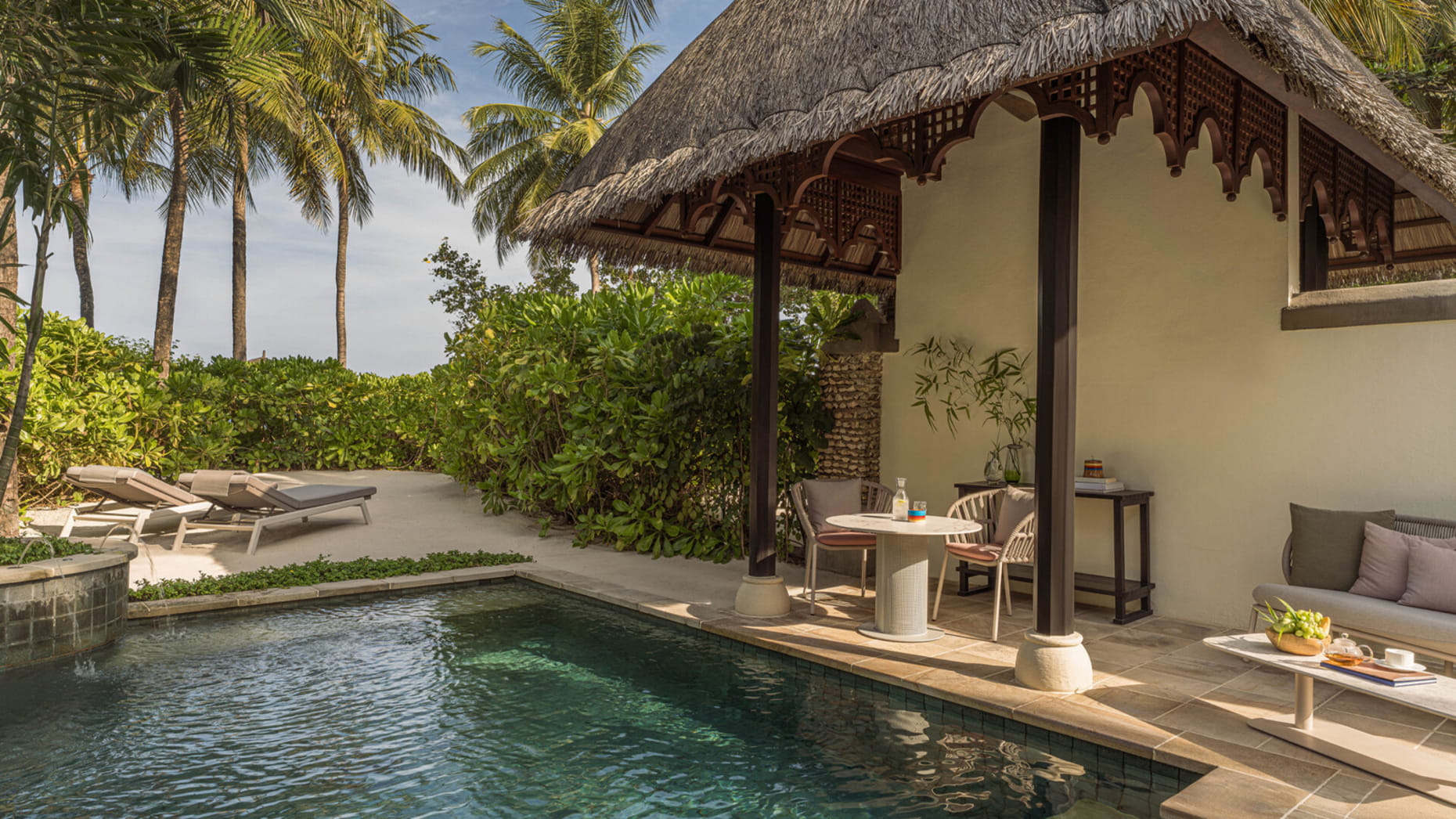 Deluxe Beach Pavilion · the deck
