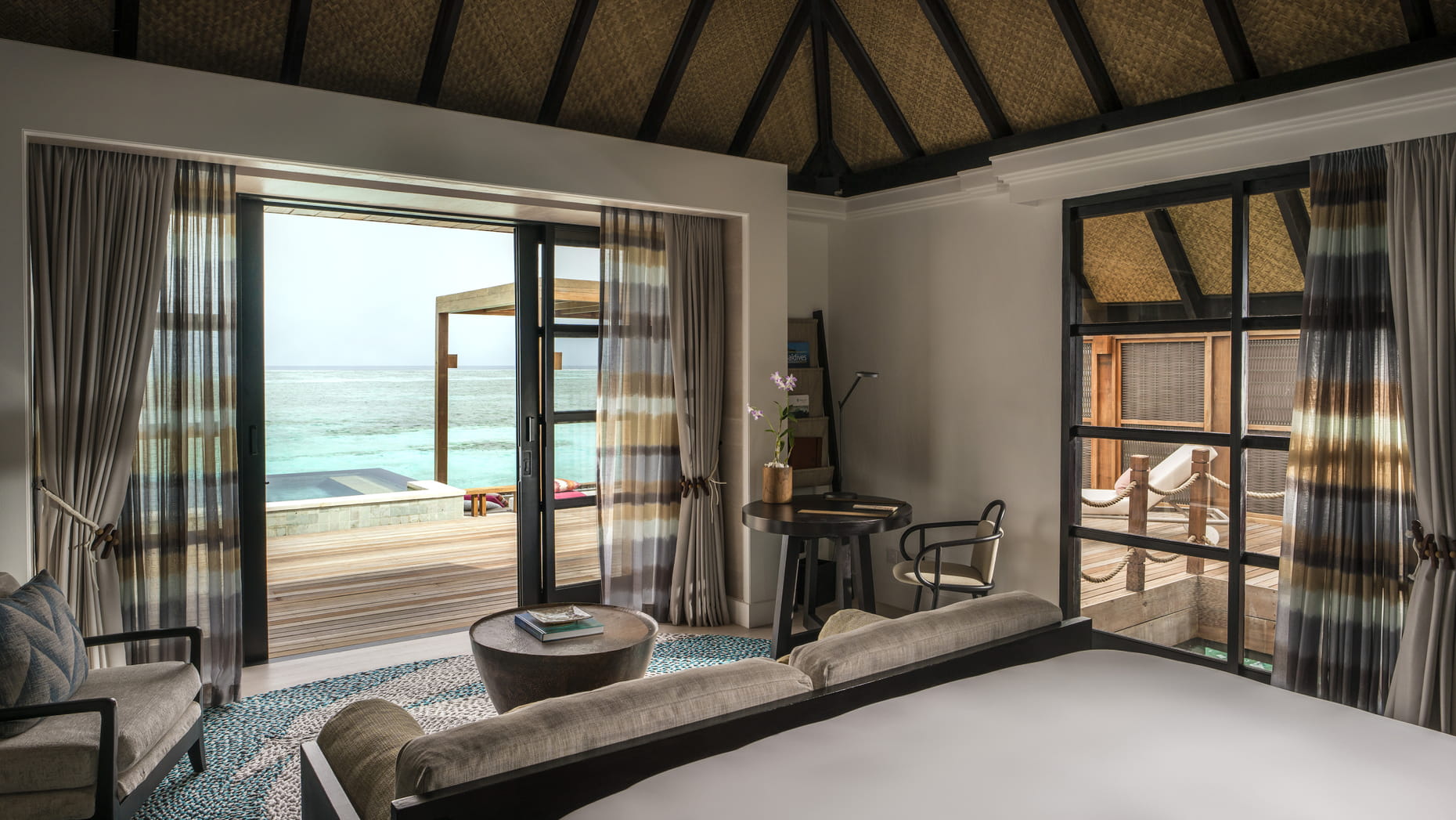 Sunrise Two-Bedroom Water Suite · Two bedrooms · sunrise over-water