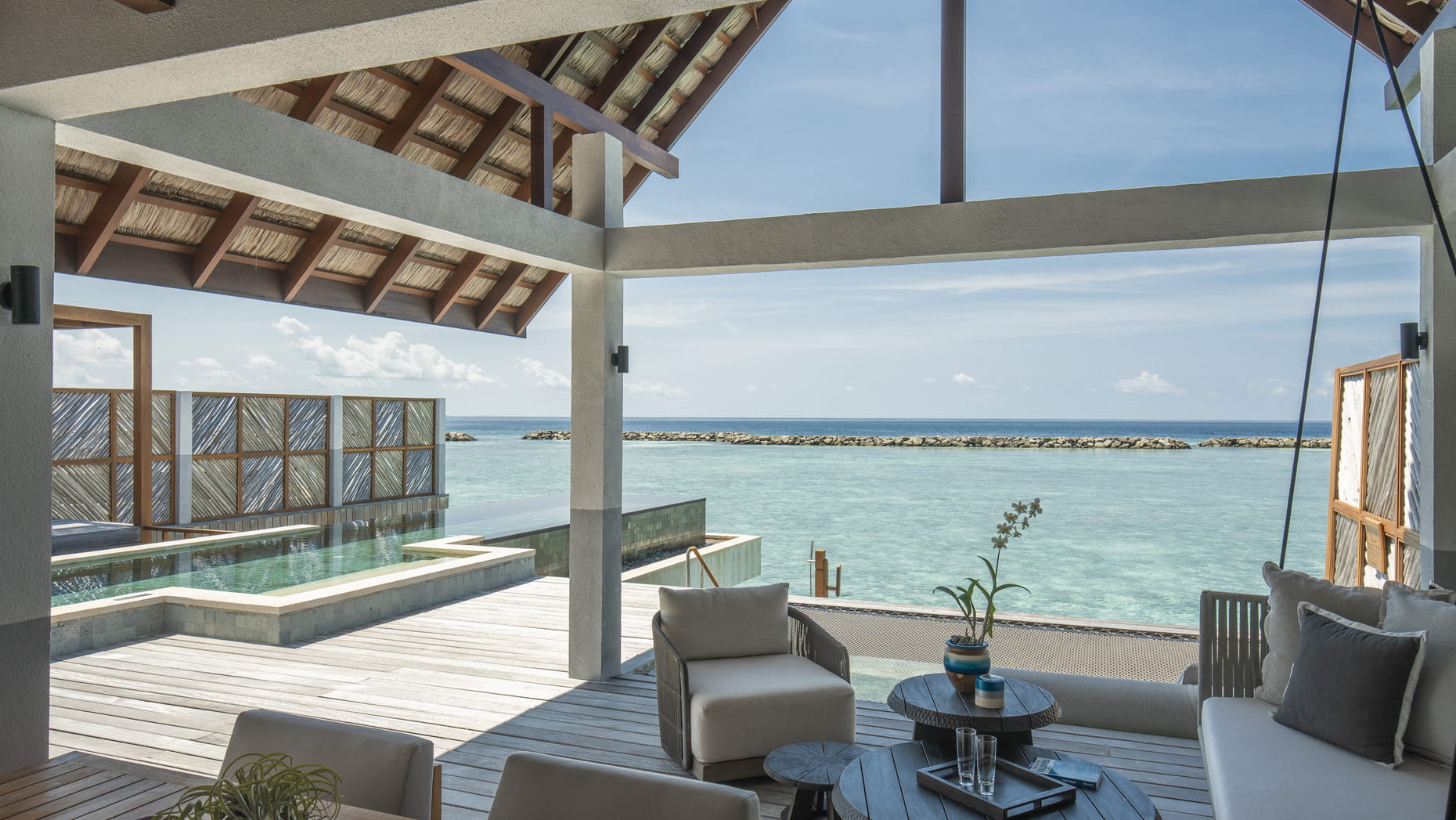 Sunrise Water Villa with Pool · One bedroom · sunrise over-water