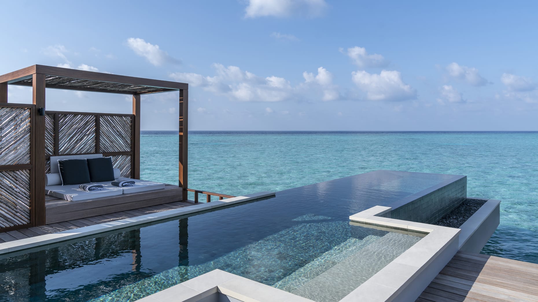 Sunset Water Villa with Pool · One bedroom · sunset over-water