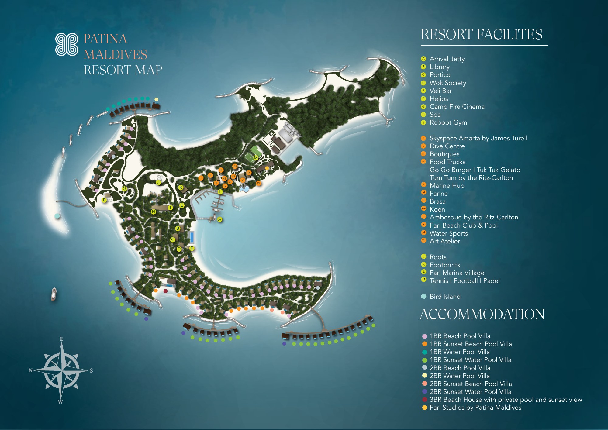 Patina Maldives island map