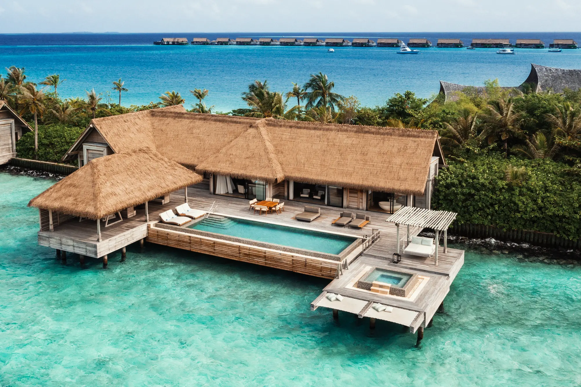 Two Bedroom Reef Villa with Pool · Two bedrooms · over-water