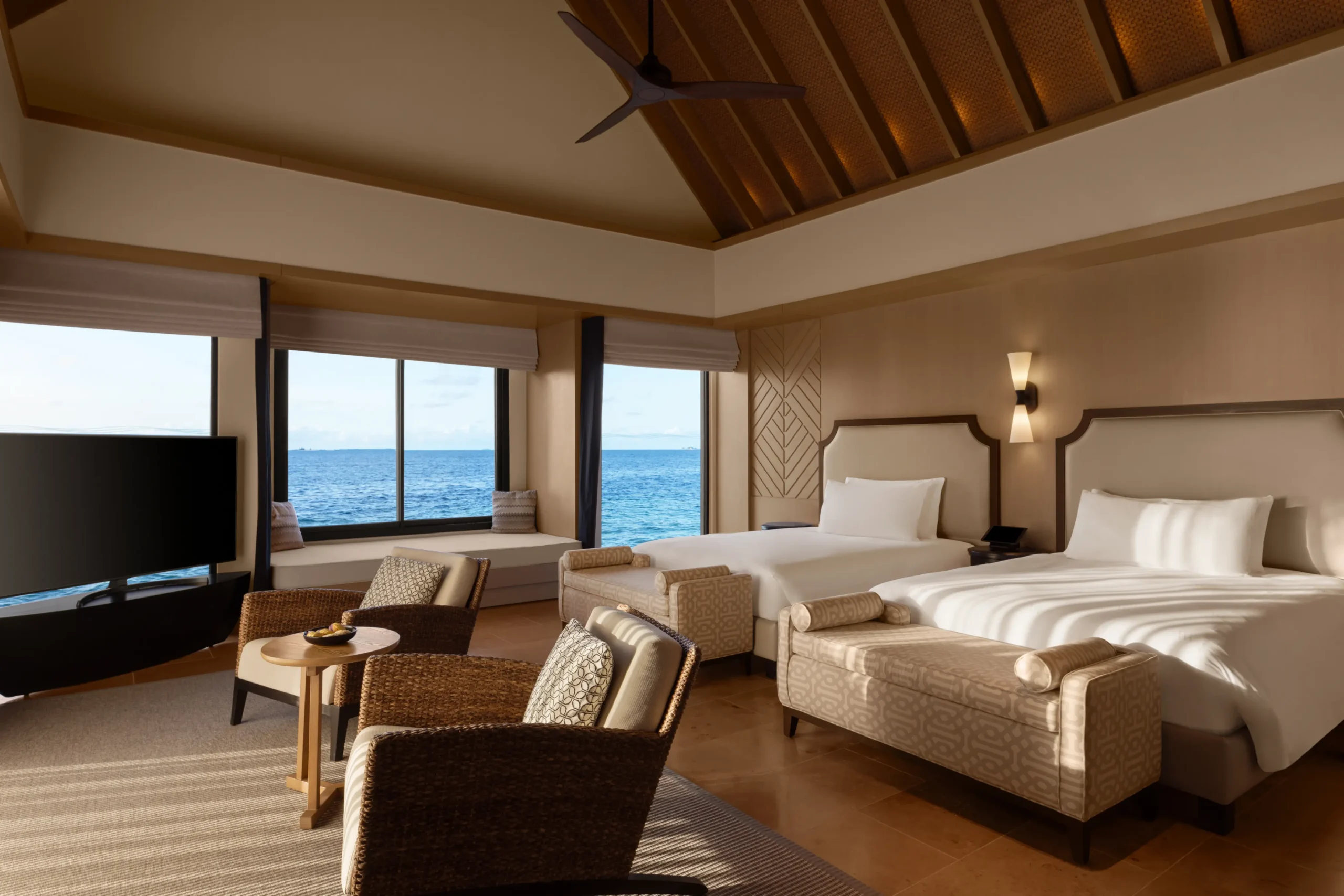 Two Bedroom Reef Villa with Pool · Two bedrooms · over-water